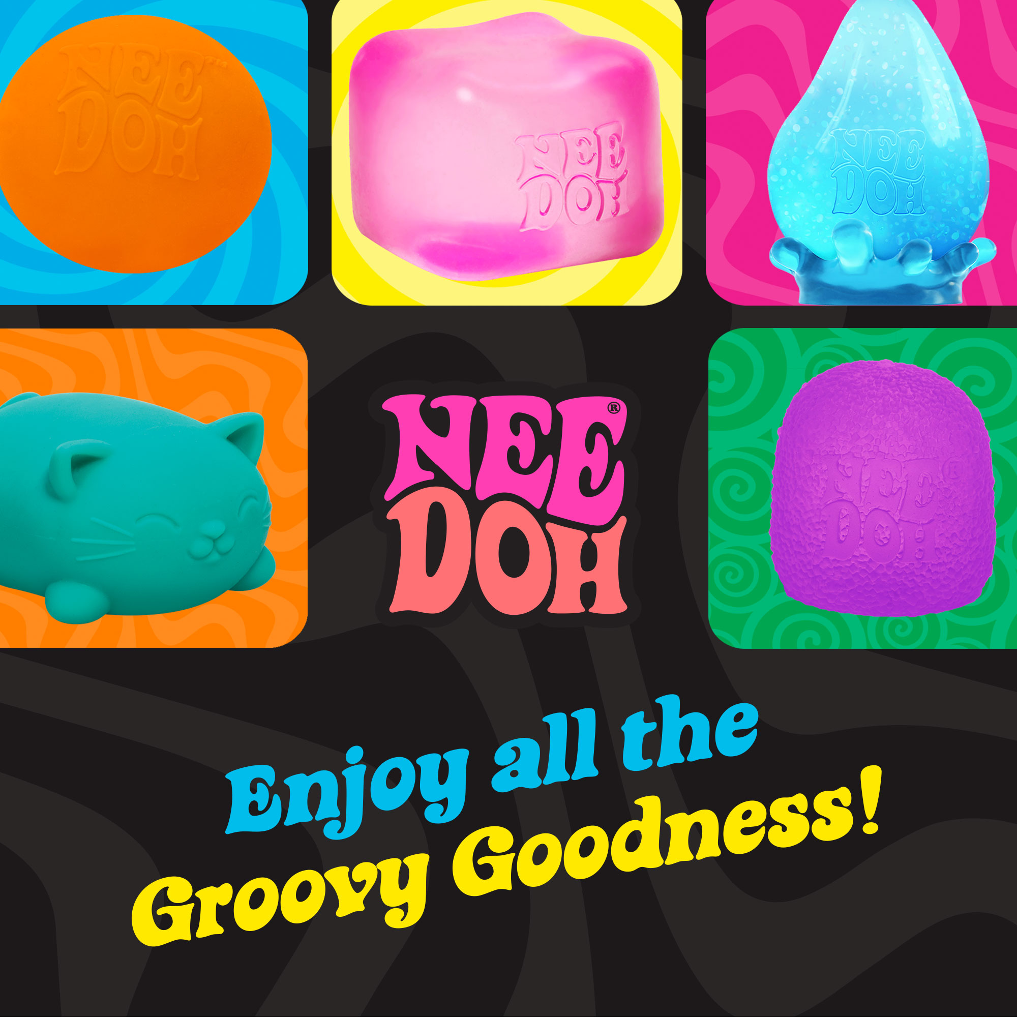 A collective of NeeDoh® squishes