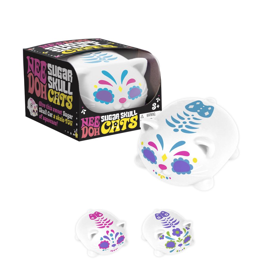 Sugar Skull Cool Cats NeeDoh® — view 1